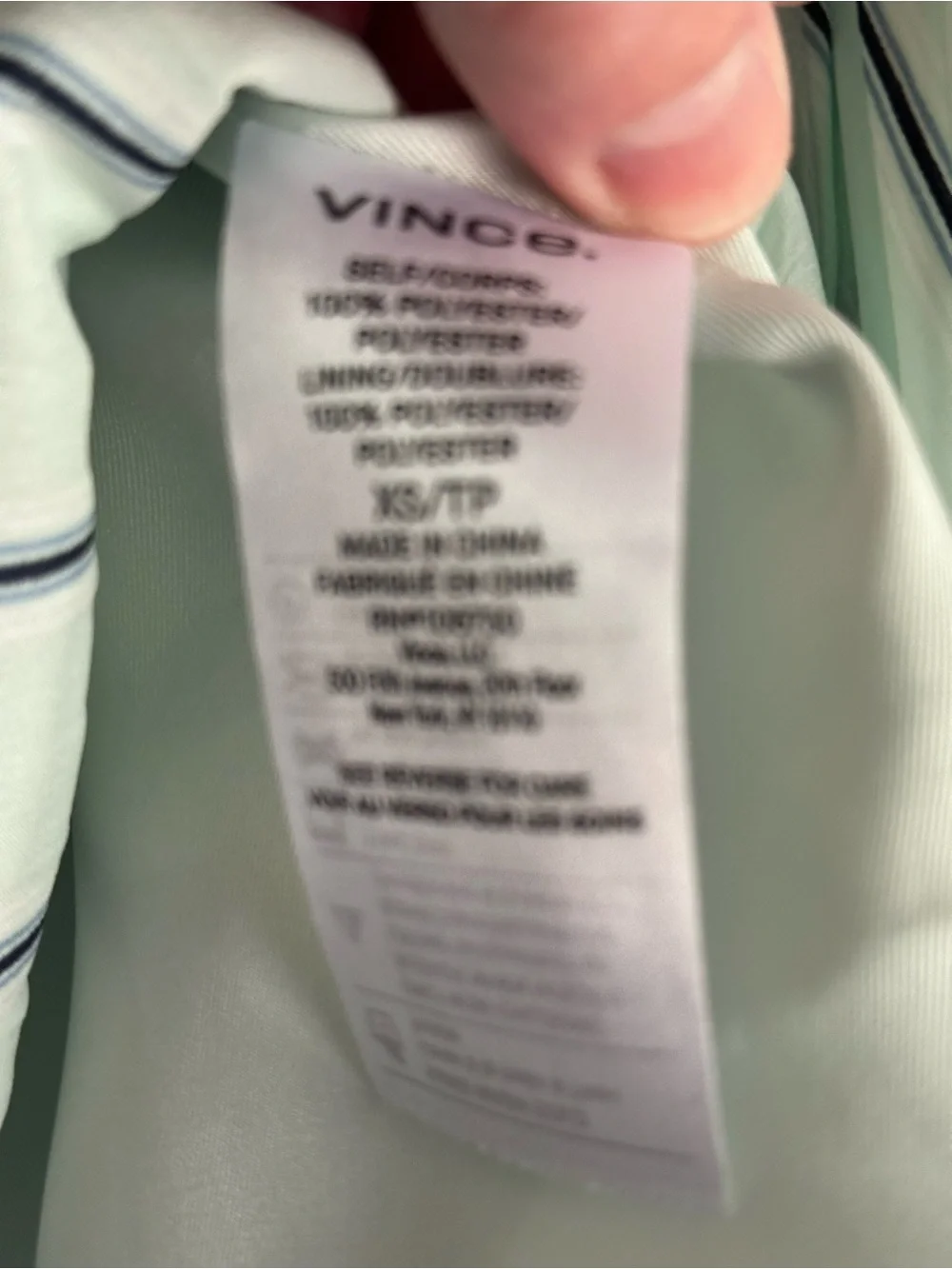 Vince mint green